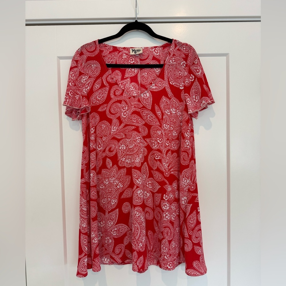 Show Me Your Mumu Red “Kylie” Paisley Dress